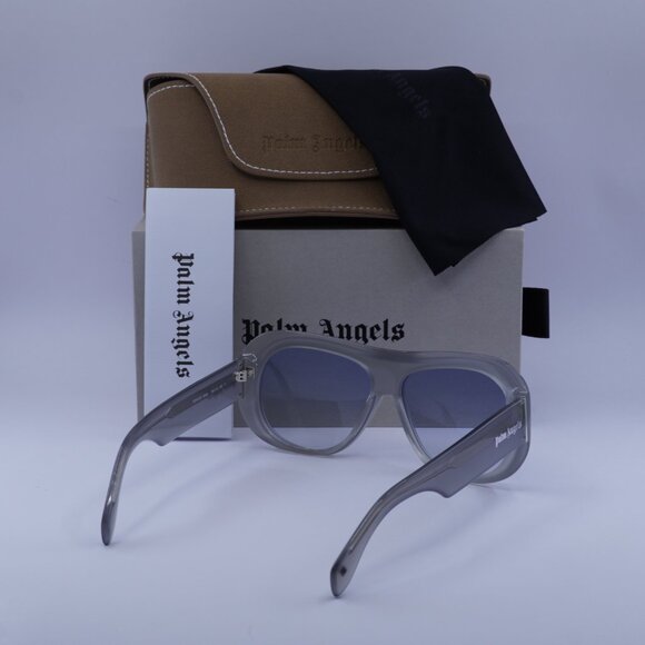 Palm Angels PERI103 ELFIN 0942 Aviator Sunglasses - Grey/Blue Gradient - Picture 9 of 9